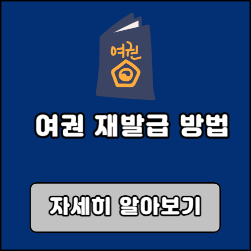 여권 재발급 신청방법 발급상태조회