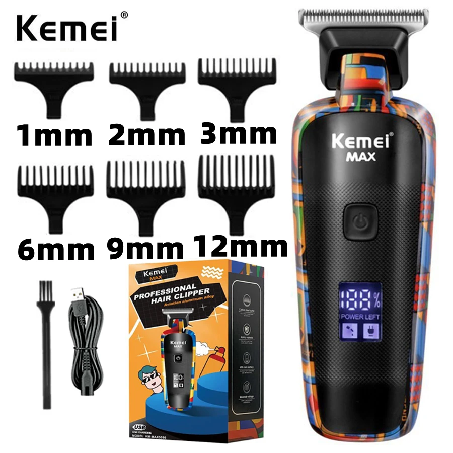 Kemei KM-5090 전기 헤어 클리퍼 내돈내산